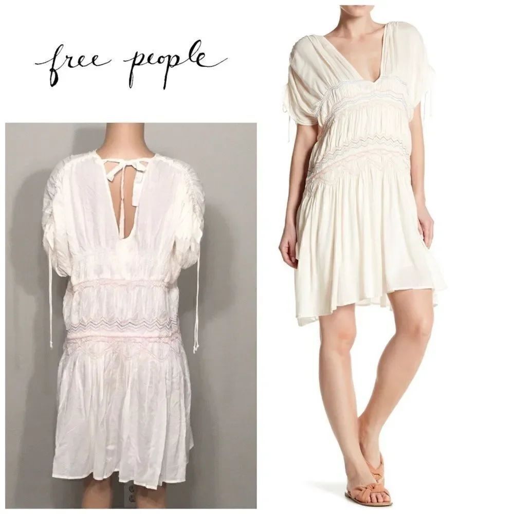 Free People smocked dress. NWT - Picture 4 of 11